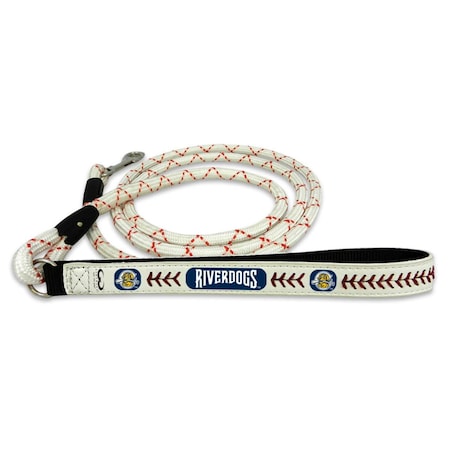 Gamewear Charleston River Dogs Leather Frozen Rope Baseball Pet Leash - Medium 3705705199